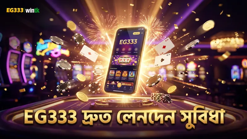 EG333-এর দ্রুত লেনদেন সুবিধা কাজে লাগিয়ে সময় বাঁচান