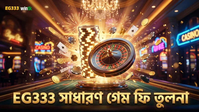 EG333 প্ল্যাটফর্মে সাধারণ গেমের ফি ও সীমার তুলনামূলক চিত্র