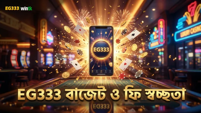 বাজেটের সীমা এবং বেটিং ফি সম্পর্কে EG333 তে স্বচ্ছতা।