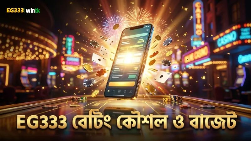 EG333 প্ল্যাটফর্মে বেটিং কৌশল ও বাজেট নিয়ন্ত্রণের গুরুত্ব।