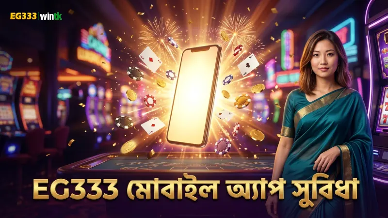 EG333 ক্যাসিনোর মোবাইল অ্যাপ্লিকেশন সহজ ও দ্রুত খেলার সুযোগ দেয়