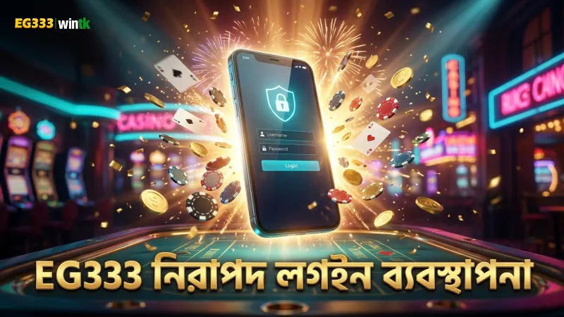 নিরাপদ লগইন এবং পাসওয়ার্ড ব্যবস্থাপনা EG333-এ গুরুত্বপূর্ন।