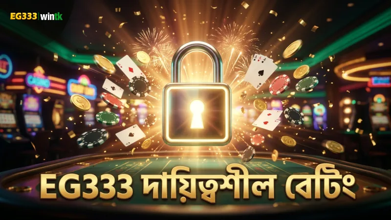 নিরাপদ ও দায়িত্বশীল বেটিংয়ের জন্য EG333 প্ল্যাটফর্ম নির্ভরযোগ্য।