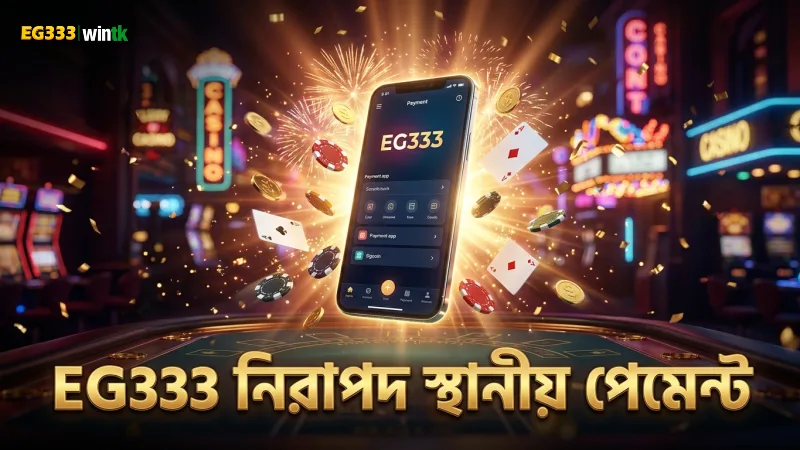 EG333 প্ল্যাটফর্মে স্থানীয় পেমেন্ট নিরাপদ ও দ্রুত সম্পন্ন হয়