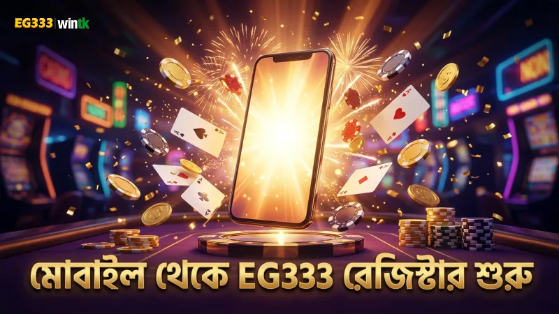 EG333 রেজিস্টার প্রক্রিয়া মোবাইল থেকে দ্রুত শুরু করুন