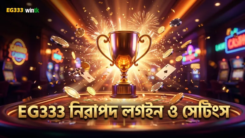 EG333 রেজিস্টার শেষে নিরাপদ লগইন ও প্রোফাইল সেট করুন
